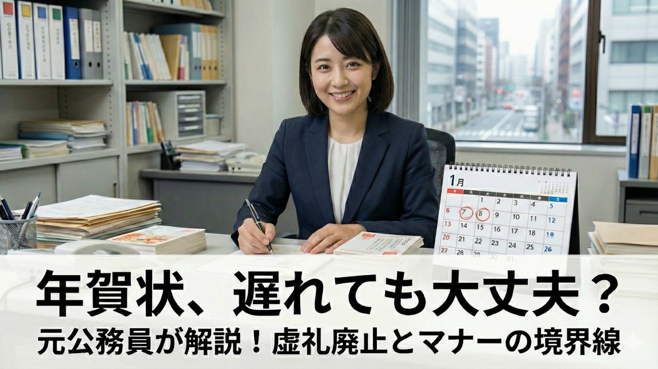 年賀状の返信は遅れても出すべき?