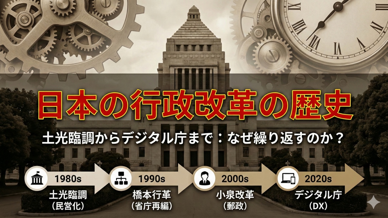 日本の行政改革の歴史