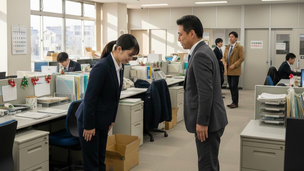 仕事納めの上司への挨拶