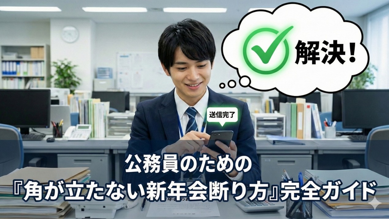 公務員の新年会、欠席しても大丈夫？