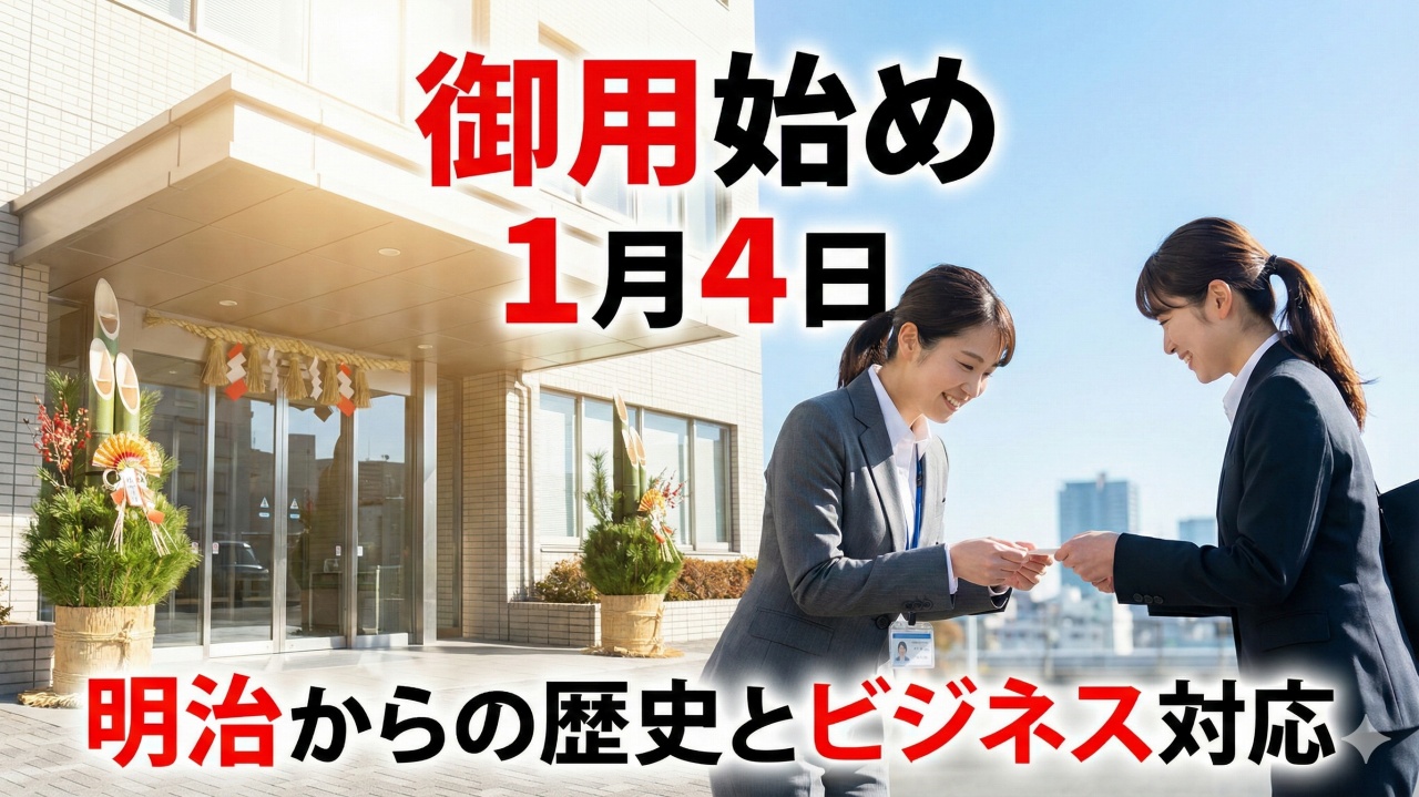 御用始めの歴史