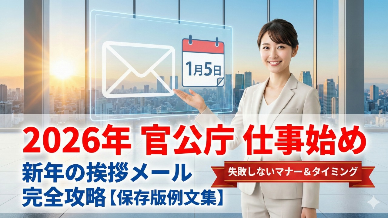 新年の挨拶メール