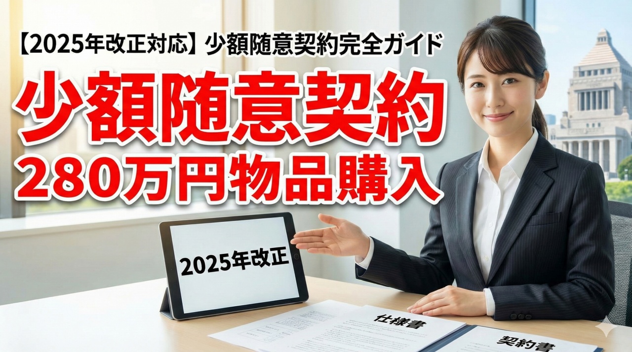 少額随意契約の手続き完全ガイド