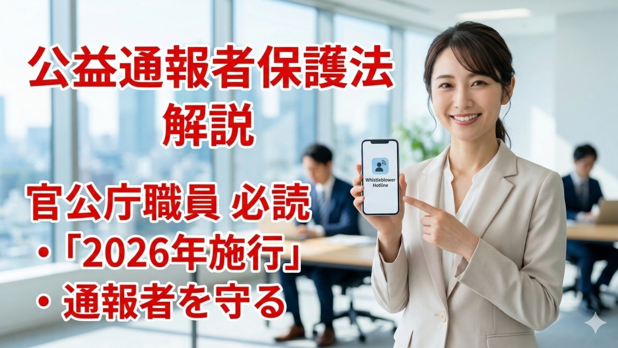 公益通報者保護法をわかりやすく解説
